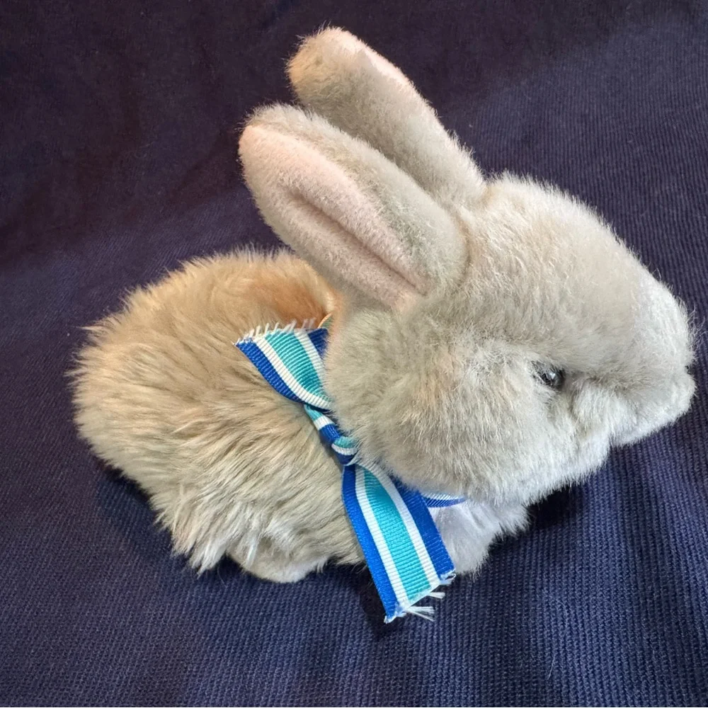 Miyoni Tots By Aurora Baby Bunny Plush Grey Stuffed Animal Rabbit Easter